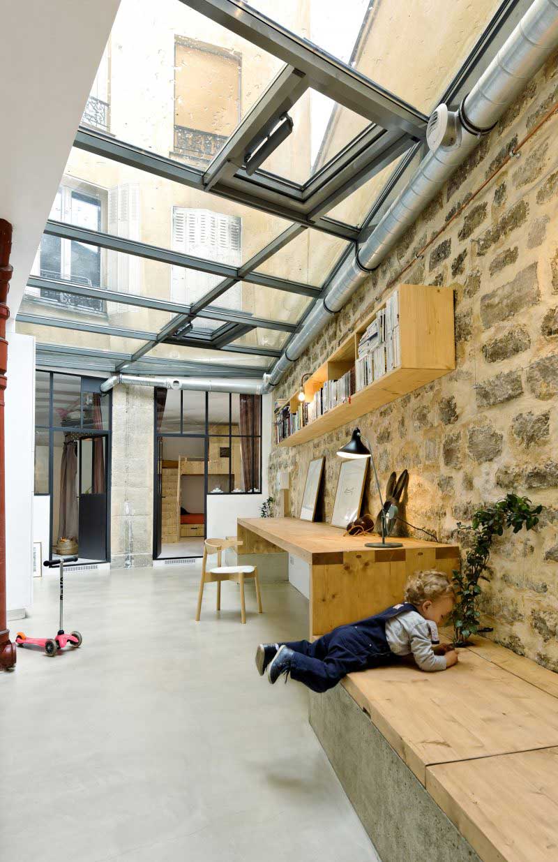 Loft dans un ancien atelier à Paris