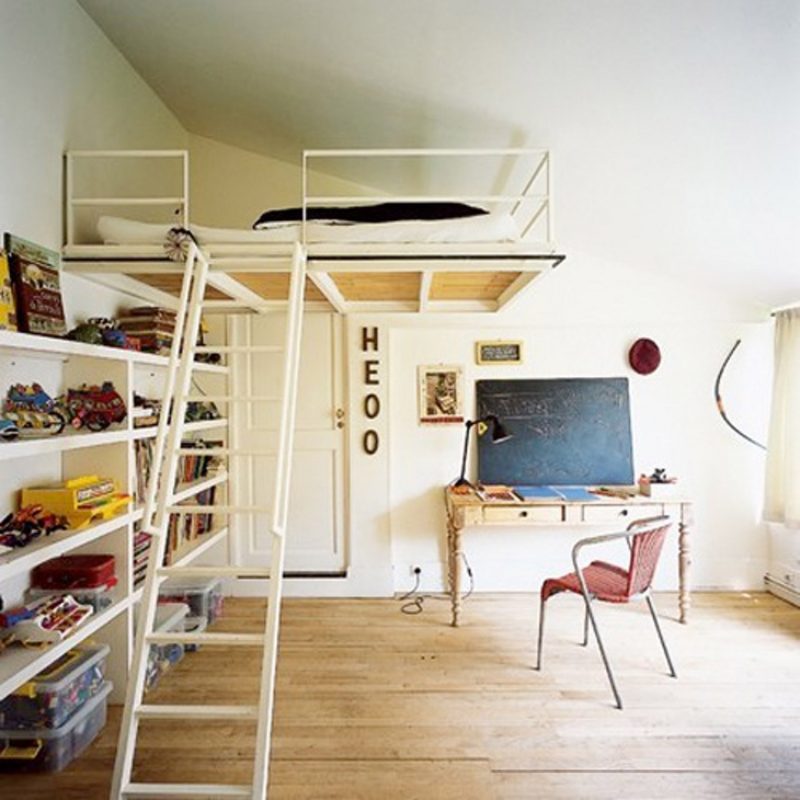 Lit mezzanine pour chambre d’enfant