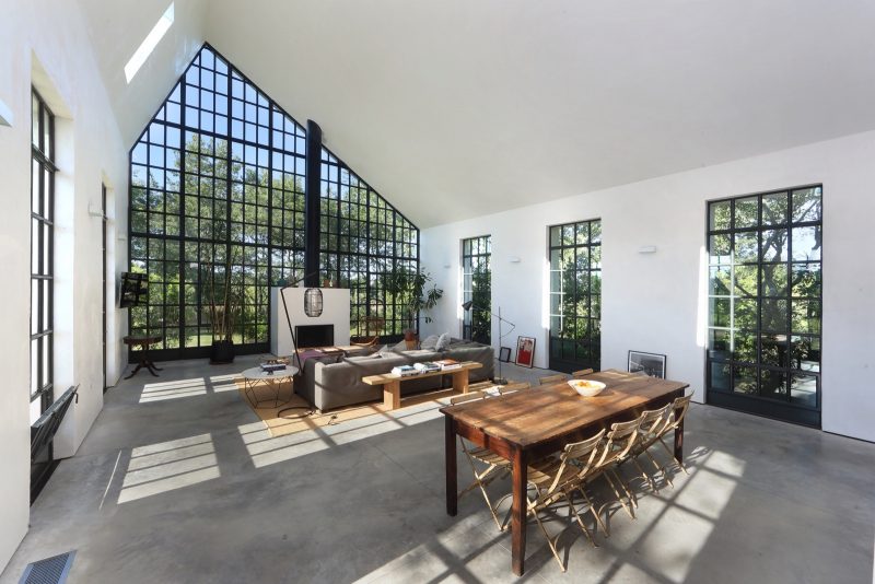 Maison avec verrière