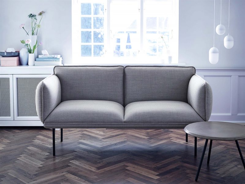 Canapé design gris Woud