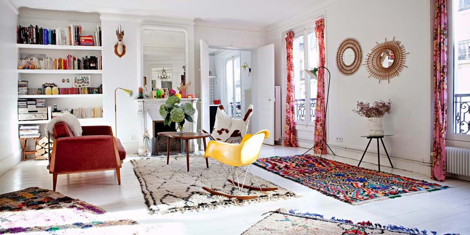 Tapis berbère : 23 idées déco pour le salon