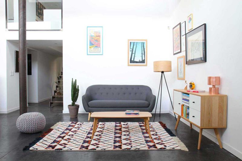 Tapis style berbère maroc en laine