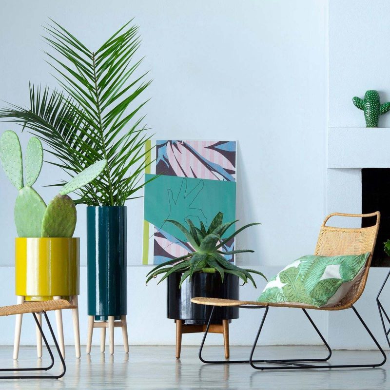 Porte plante mural design scandinave