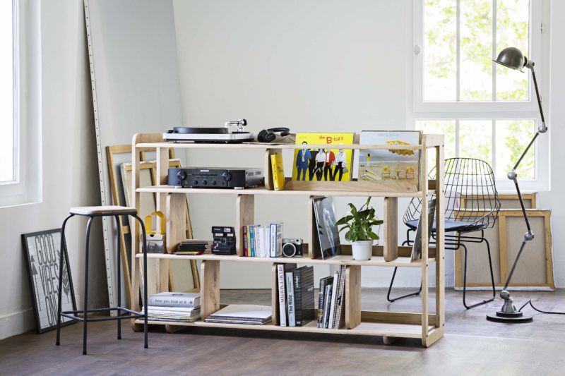 Meuble pour vinyles sur-mesure