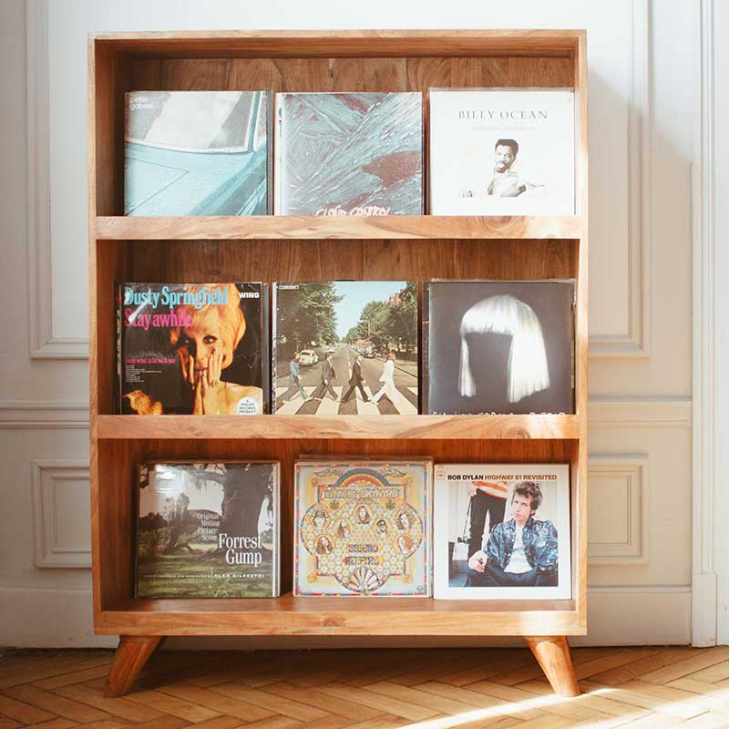 Meuble rangement vinyle