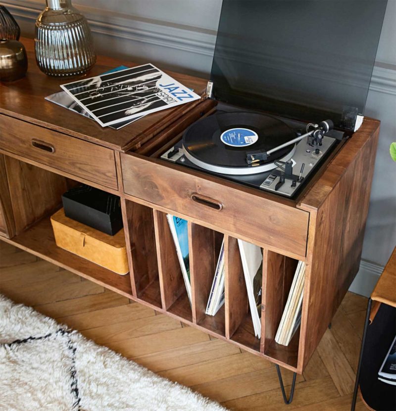 Rangement vinyle : 15 meubles malins et pratiques