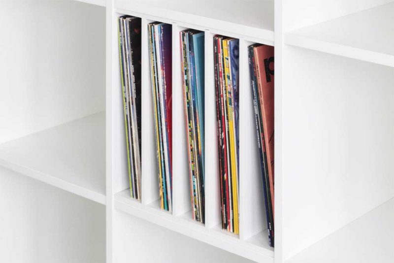 Stockage vinyles avec Ikea Kallax ou Expedit