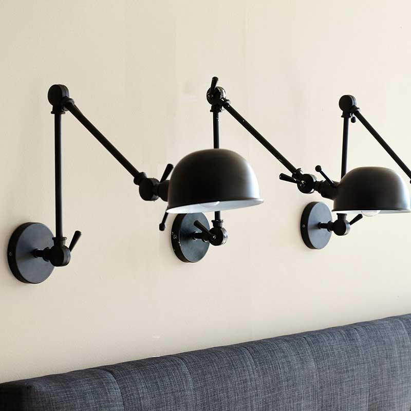 Lampe sur Pied Lampadaires Lampadaire Vintage, Lampe Pliable Standard pour  Salon Lampe de Chevet Chambre Lampe de Lecture, Lampadaire LED Argent  Lampadaires Luminaires intérieur (Color : Black) : : Luminaires et  Éclairage