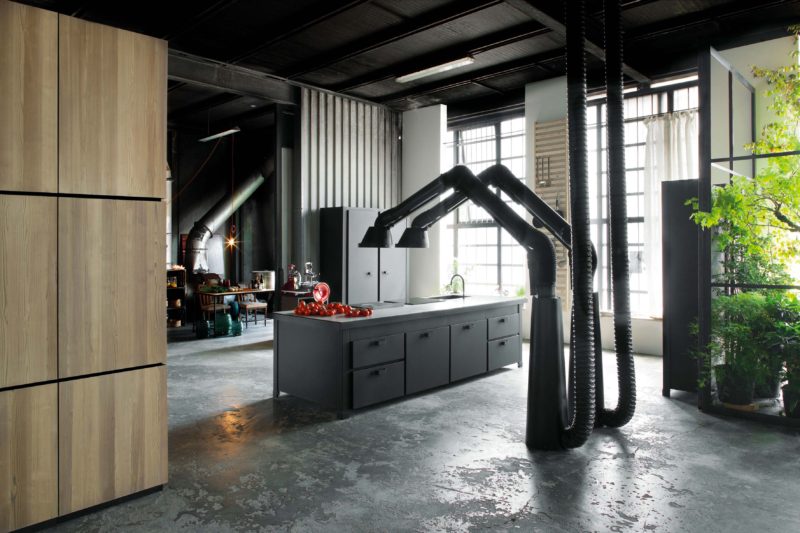 Hotte de cuisine industrielle Mammut