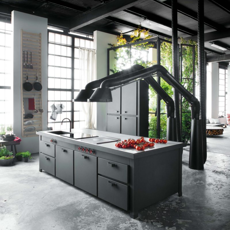 Hotte de cuisine industrielle Mammut