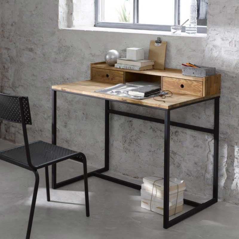 Bureau bois et metal GØRJAN