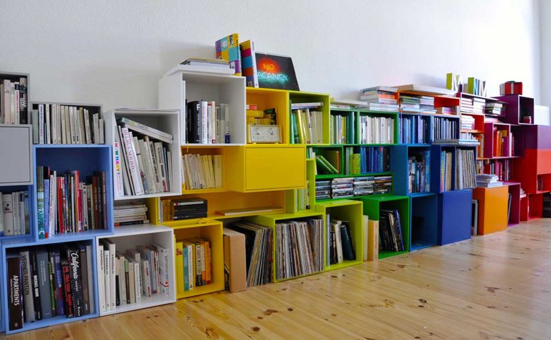 Étagère cube : 36 bibliothèques créées avec des modules
