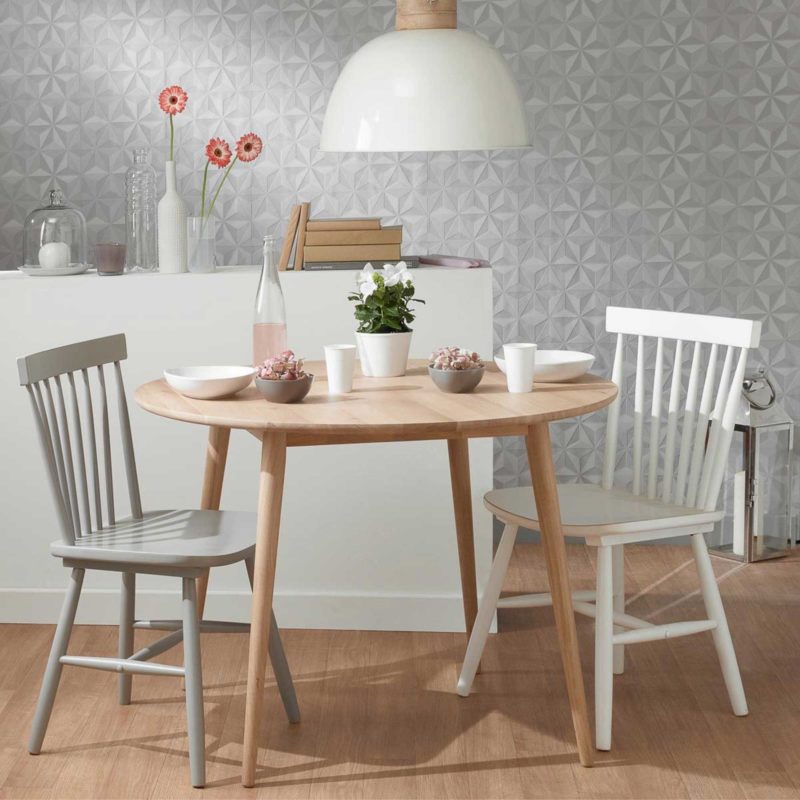 Chaise scandinave grise