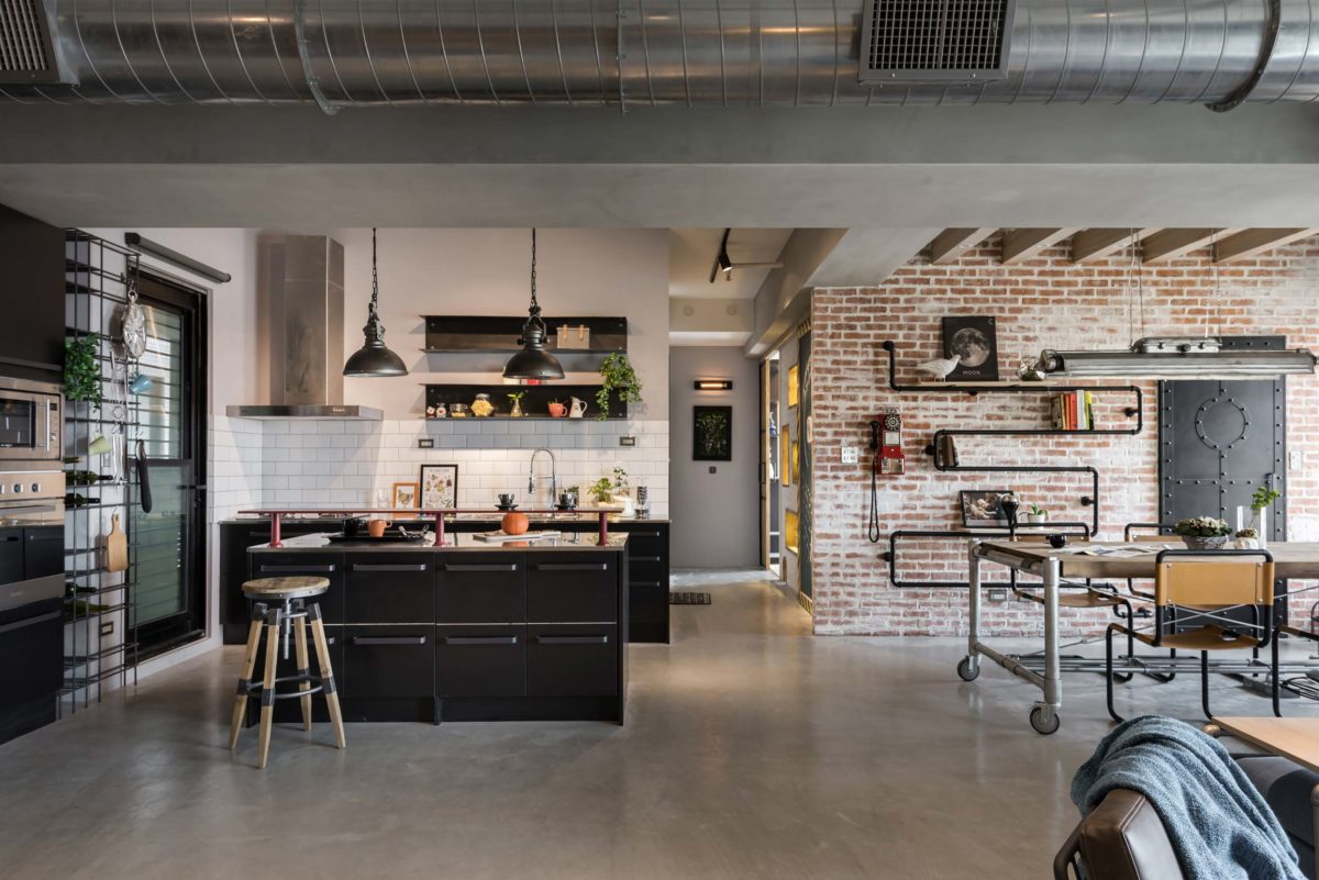 Loft de style industriel à Taïwan