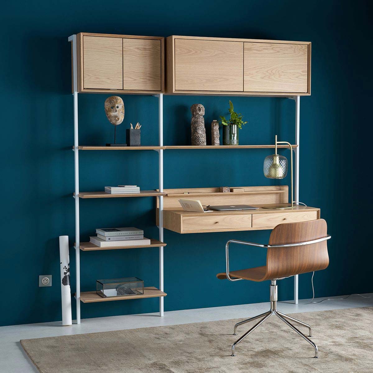 Bureau bibliothèque : 22 meubles pour ranger et travailler