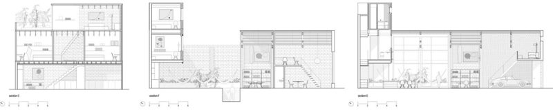 Plan du loft avec patio