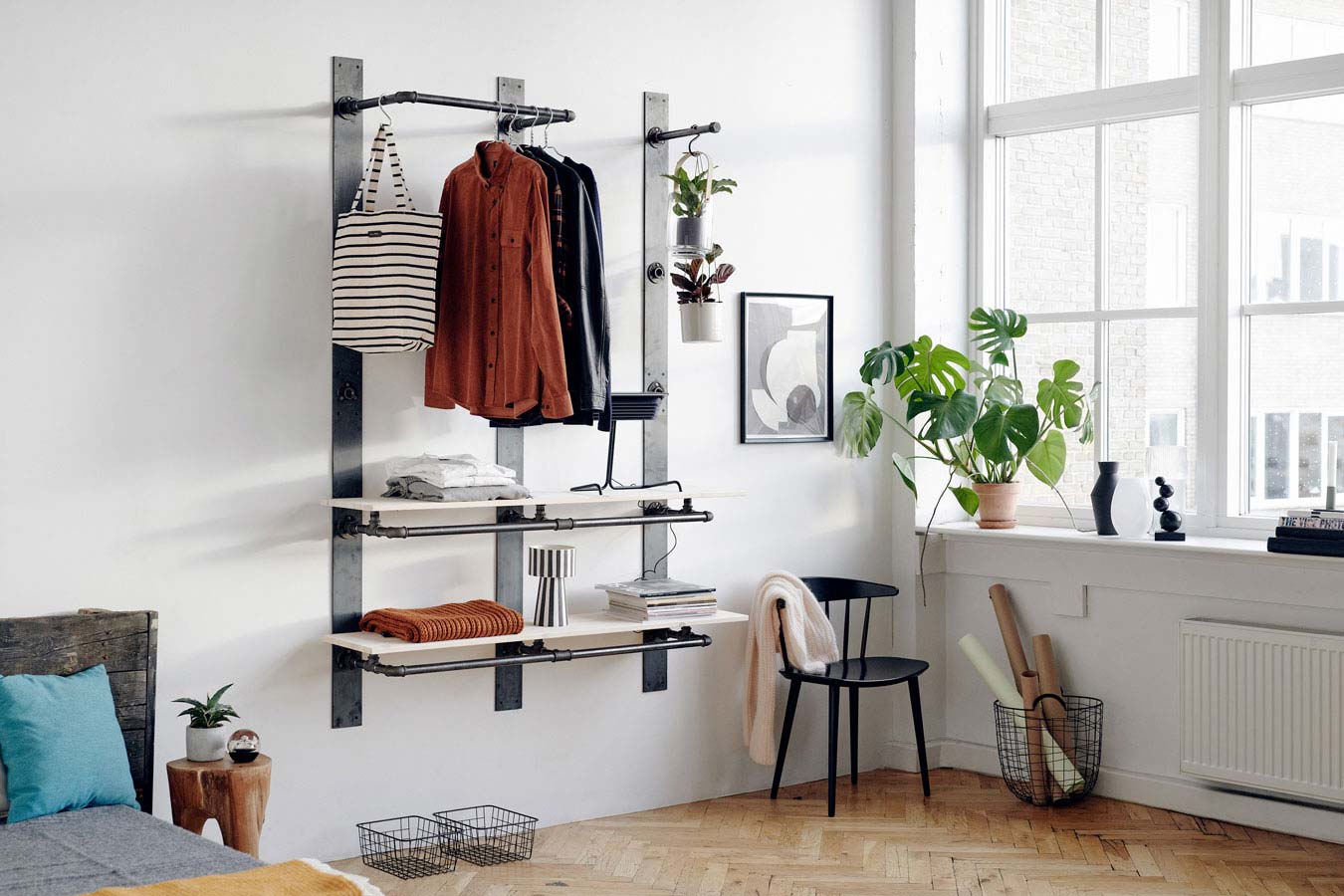 Intégrer un dressing dans la chambre : 14 astuces et inspirations