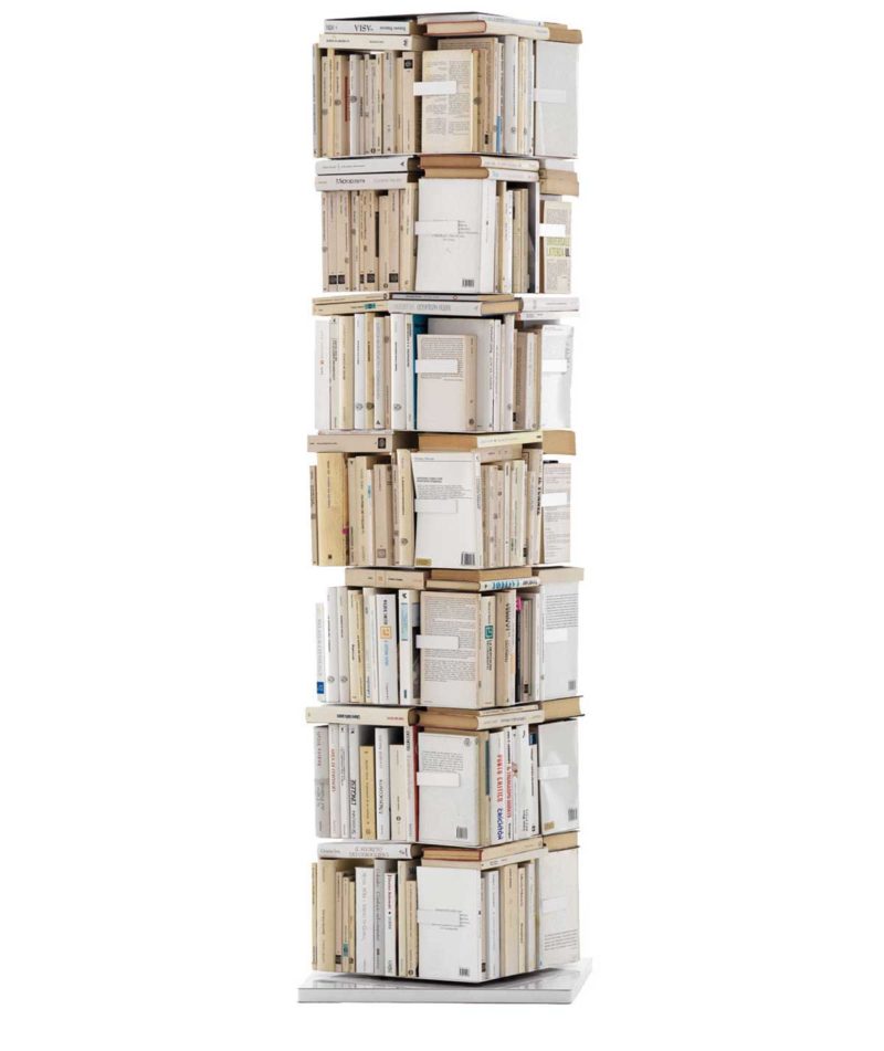 Bibliothèque colonne rotative originale