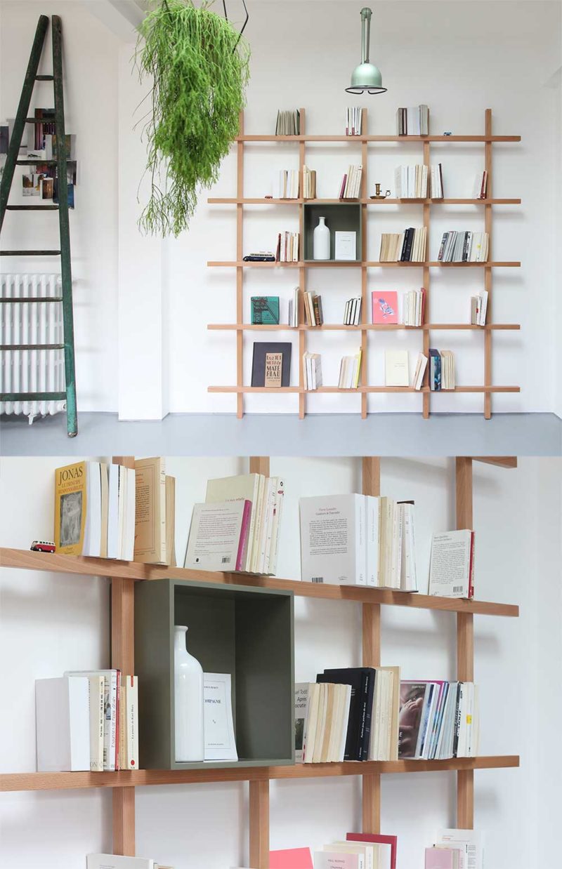 Bibliothèque tasseau