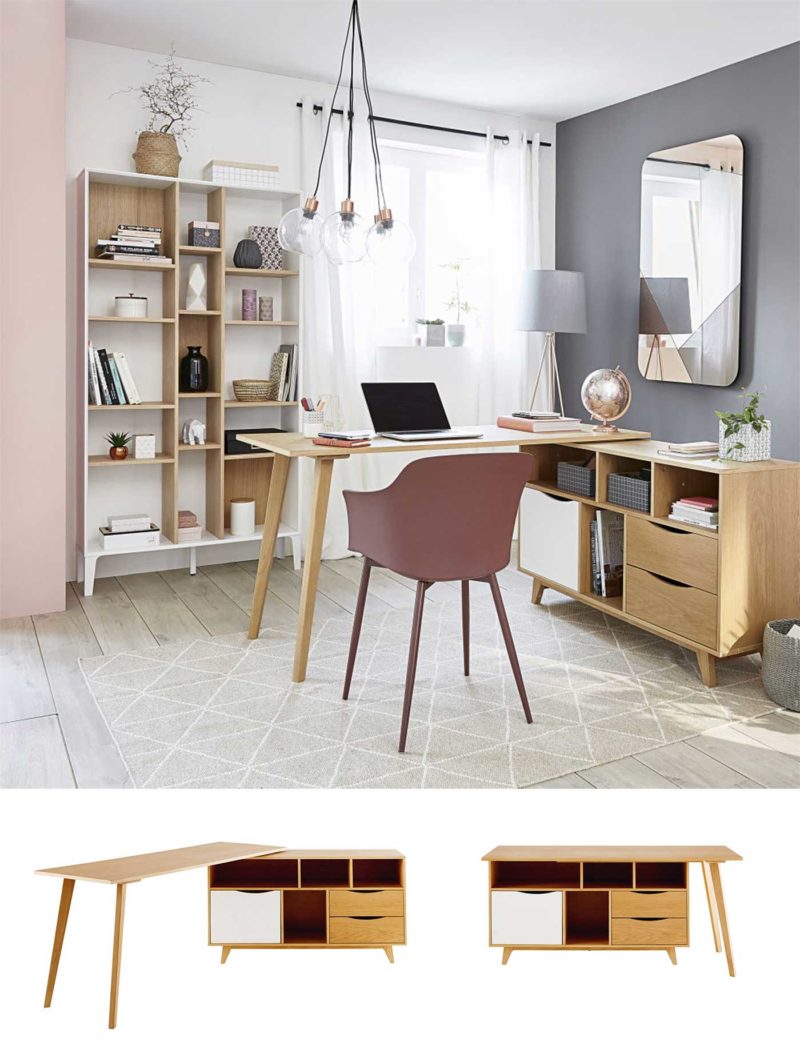 Bureau d'angle scandinave : 15 modèles de style nordique