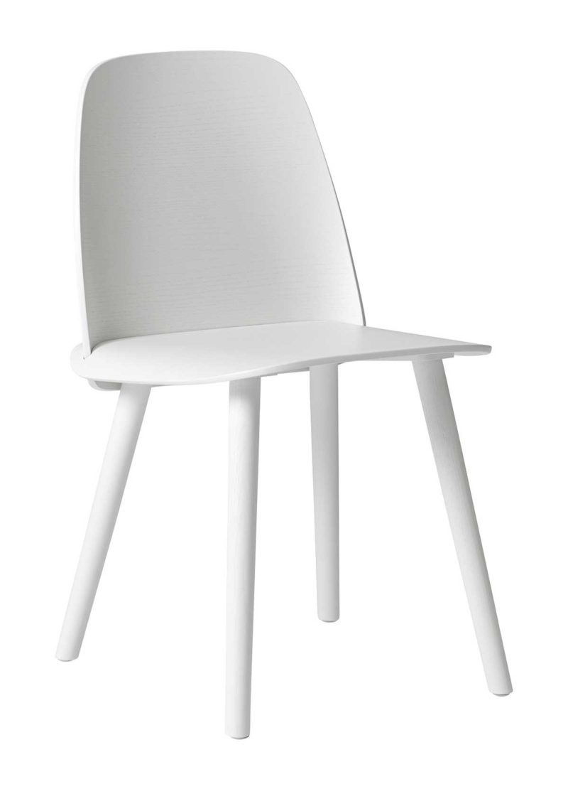 Chaise moderne blanche