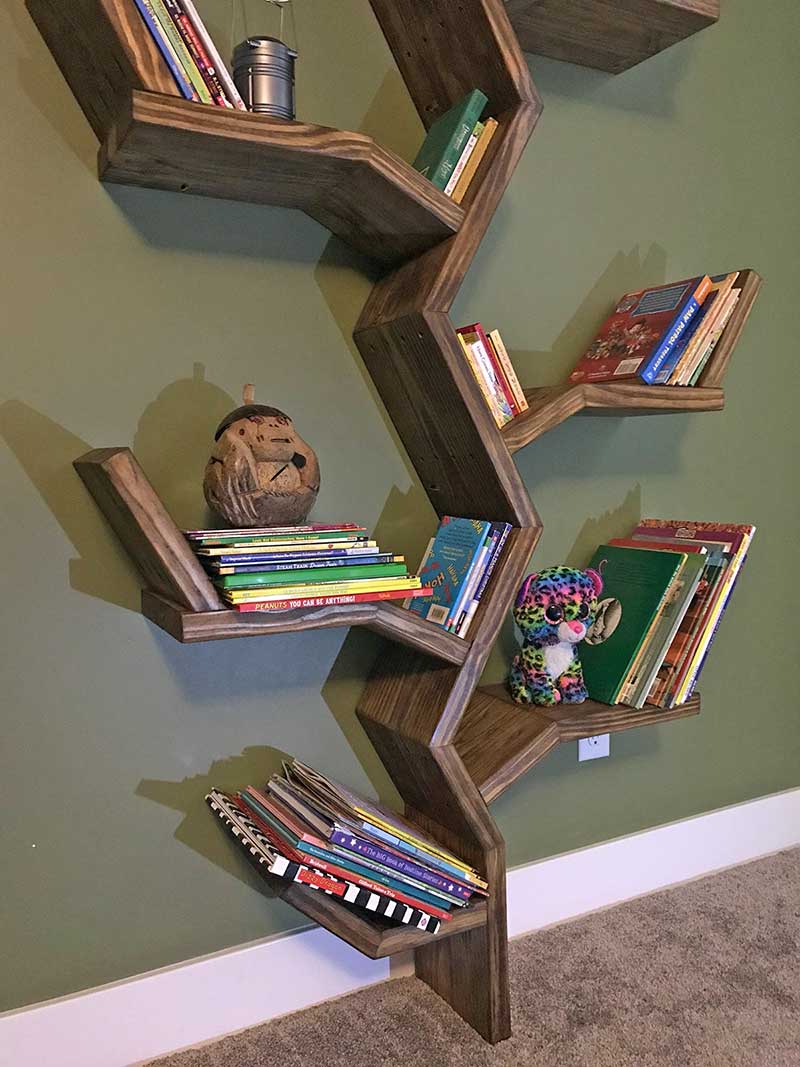 Fabriquer une bibliothèque originale