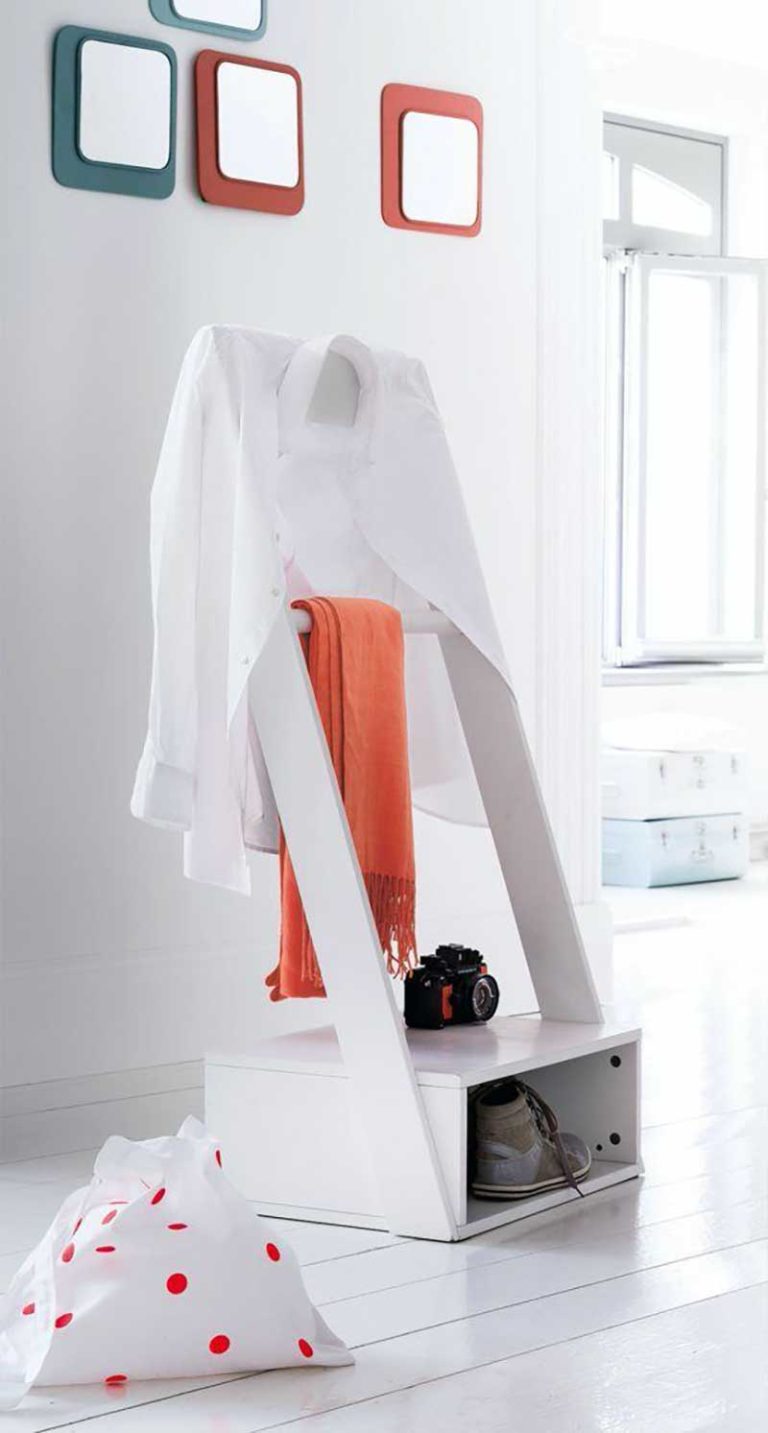 Mr Serviteur / Valet De Nuit Palazzo INT - Métal Multicolore, 150 Cm, Neuf