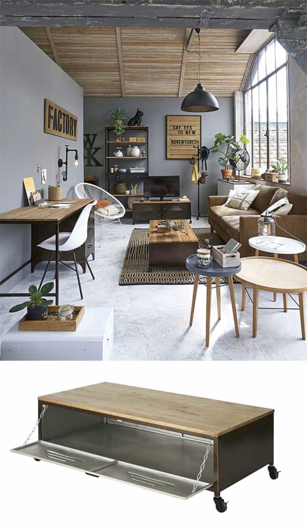 Table Sur Roulette Table basse à roulettes : 16 idées déco pour le salon