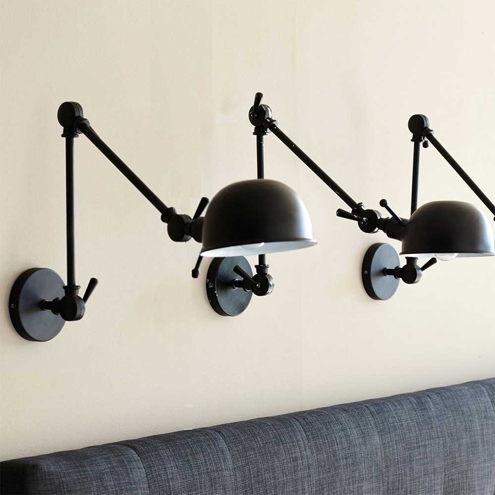Phansthy Loft Applique murale en verre transparent Style industriel Couleur acier inoxydable brossé. Phansthy Loft Applique murale en verre transparent Style industriel Couleur acier inoxydable brossé.