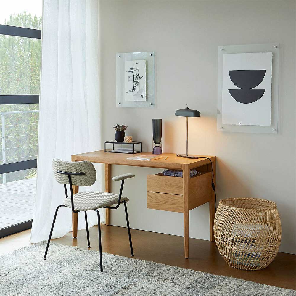 Petit bureau scandinave en teck