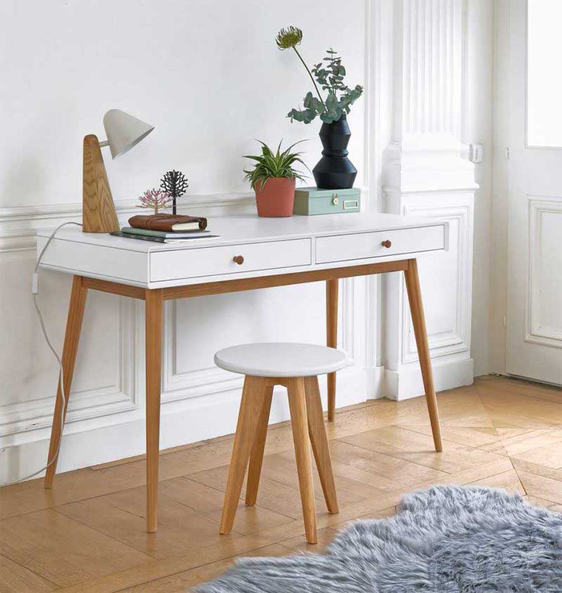 Bureau direction bois design contemporain style scandinave, CHRYSTAL -  Mobilier de bureau professionnel