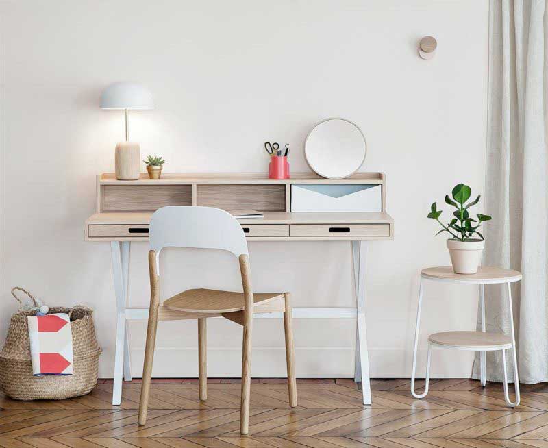 Bureau scandinave : sélection de 20 modèles tendance et design