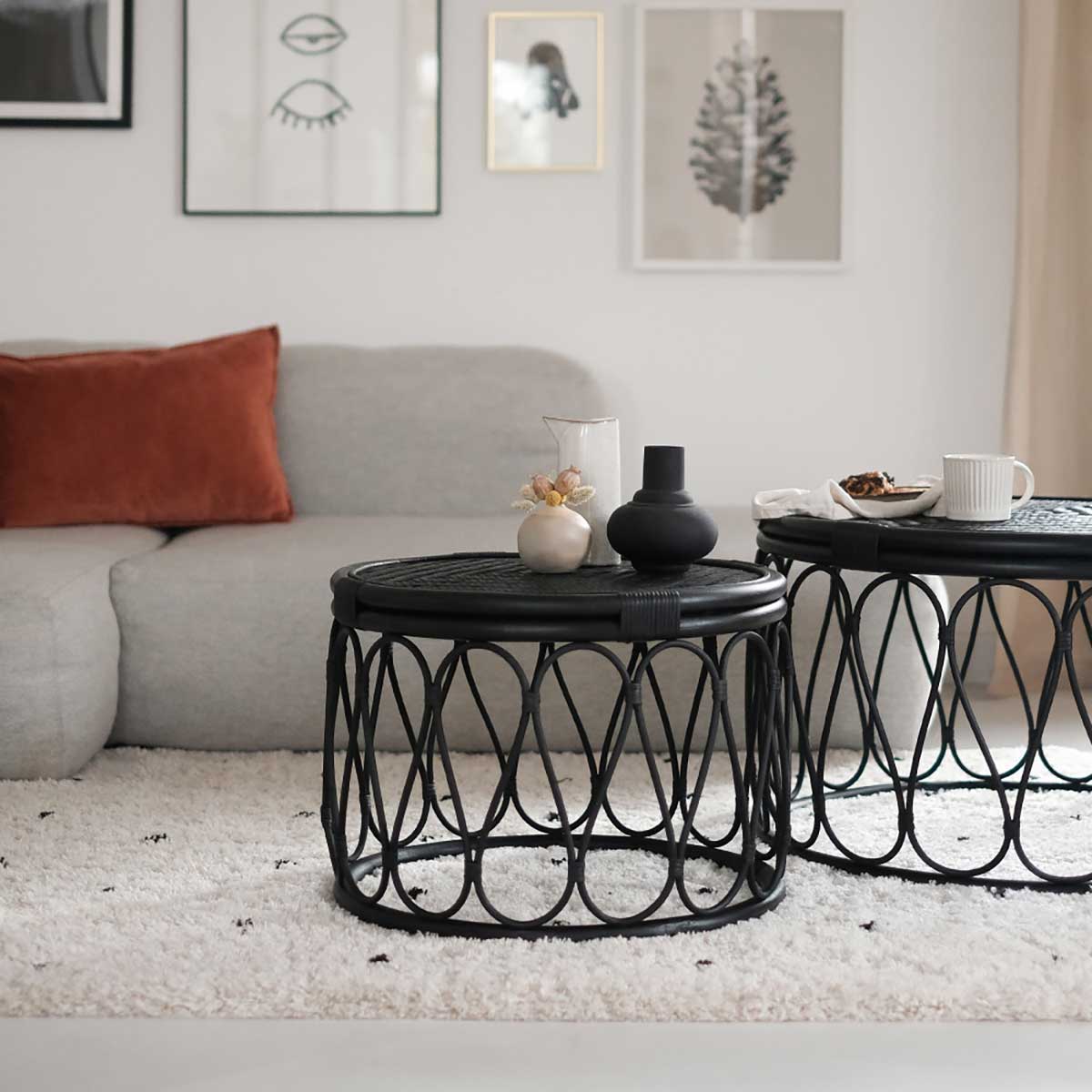 Table basse ronde : 22 idées déco pour le salon