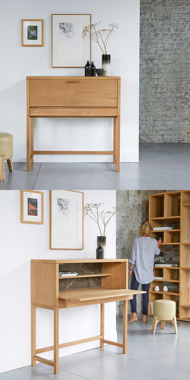 Bureau : design, petit, avec rangement Sélection