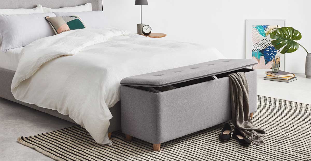 LIVARNO home Banc-coffre de rangement, avec 6 tiroirs