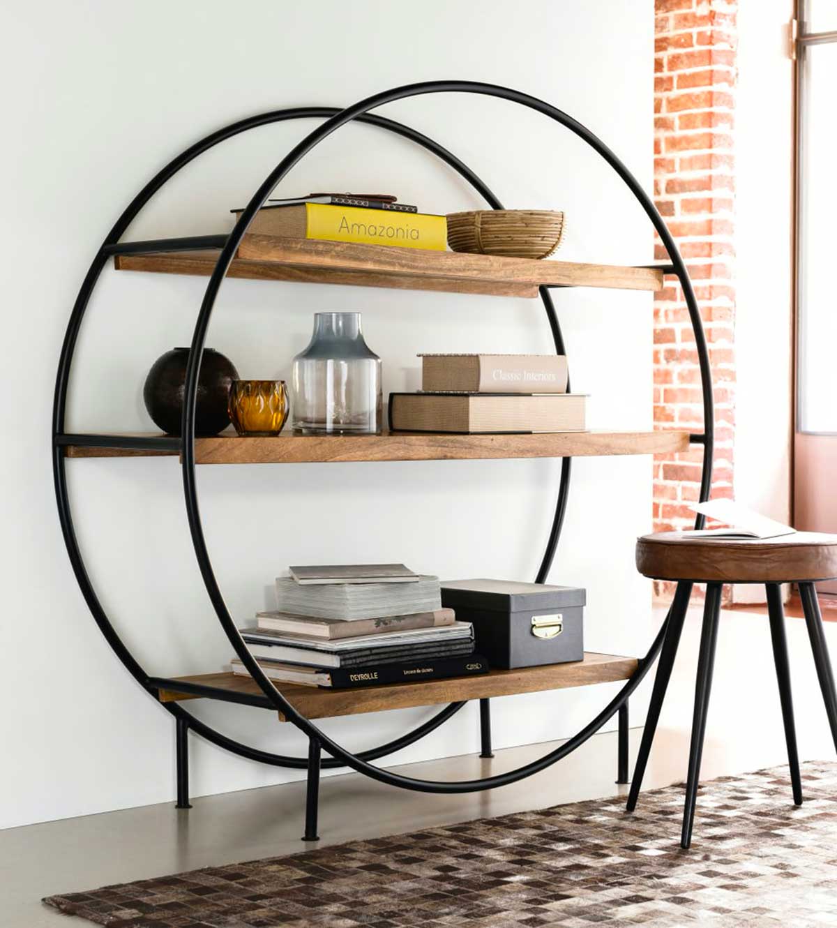 Etagere Ronde Murale , Étagère ronde – TUJFIF