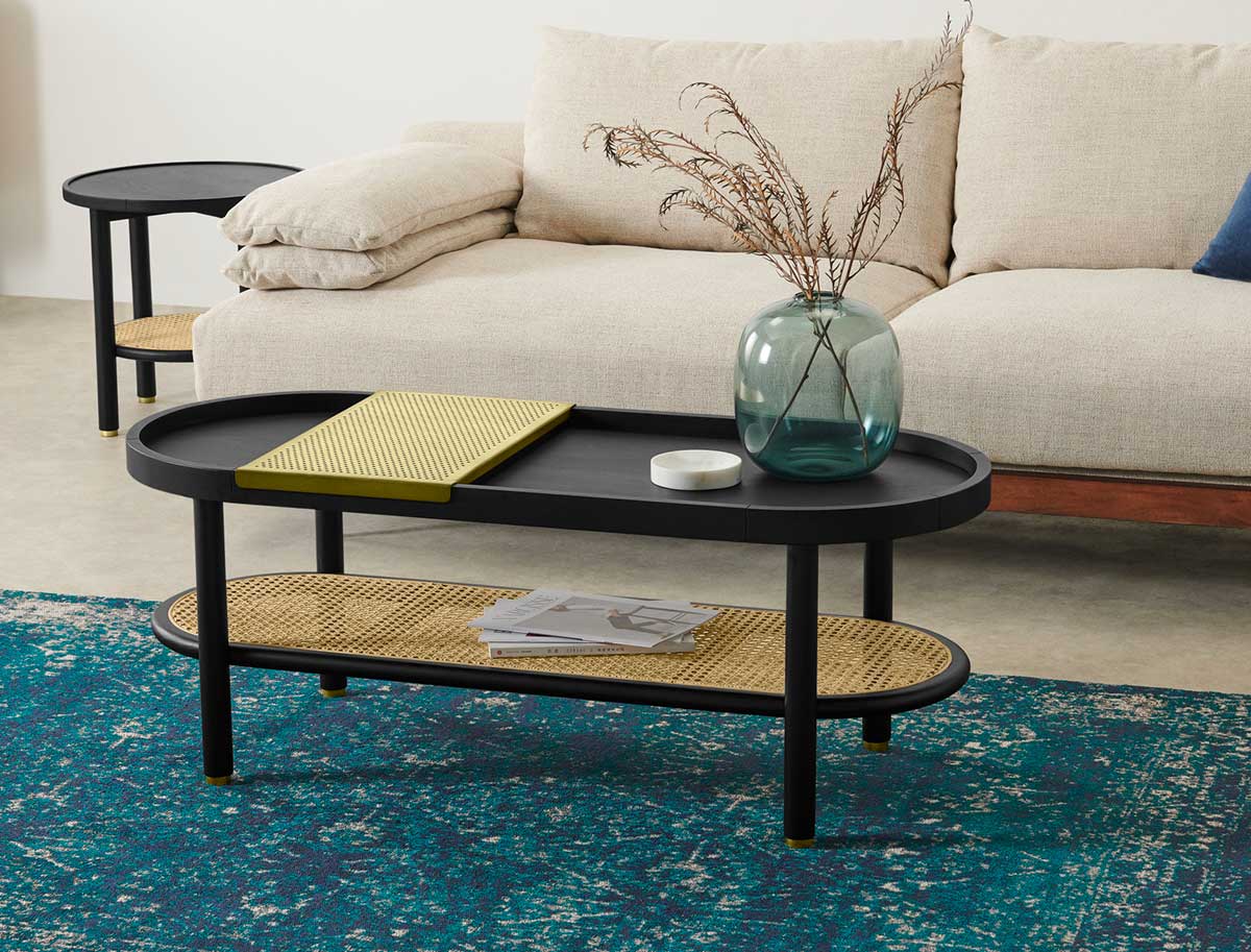 Table basse ovale 19 designs pour le salon
