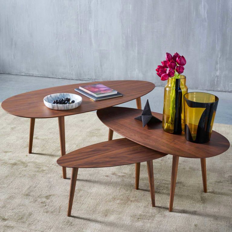 Table basse ovale 19 designs pour le salon