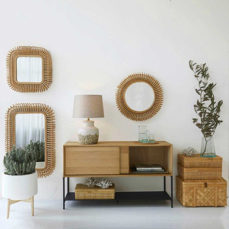 Buffet console design en métal et bois