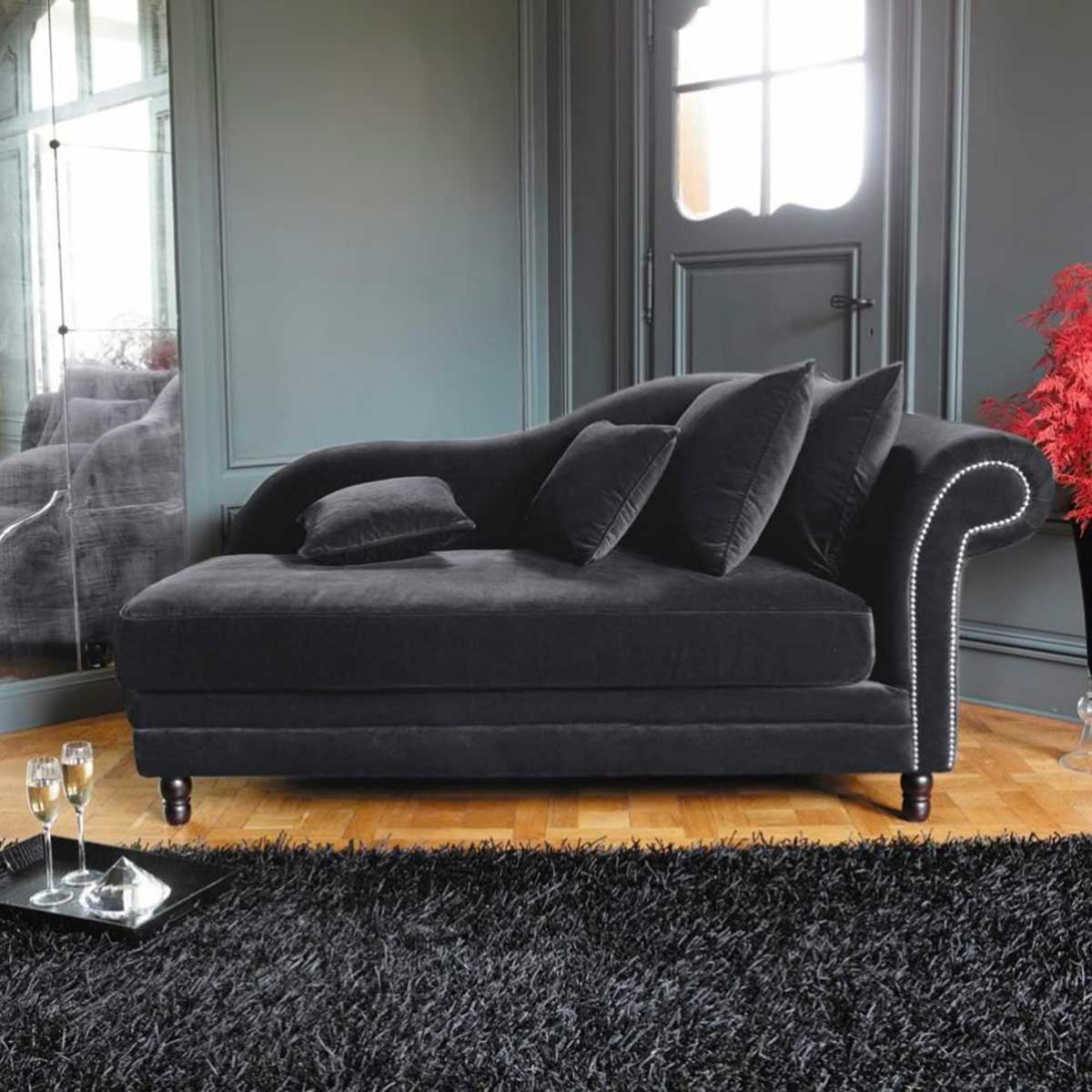 Méridienne en velours : 19 idées déco pour le salon