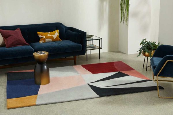 Tapis design : 21 idées déco pour un salon moderne