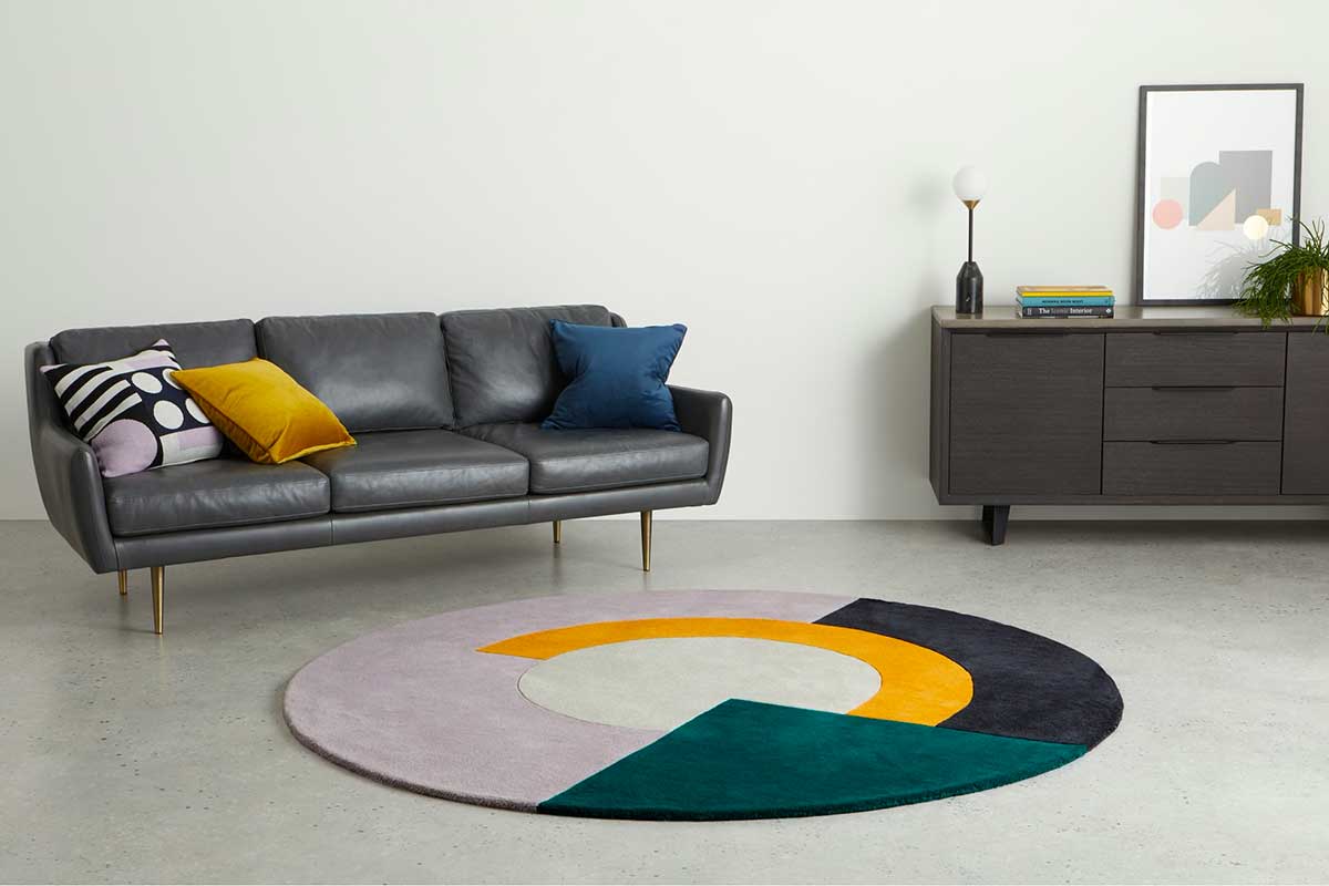 Tapis design : 21 idées déco pour un salon moderne