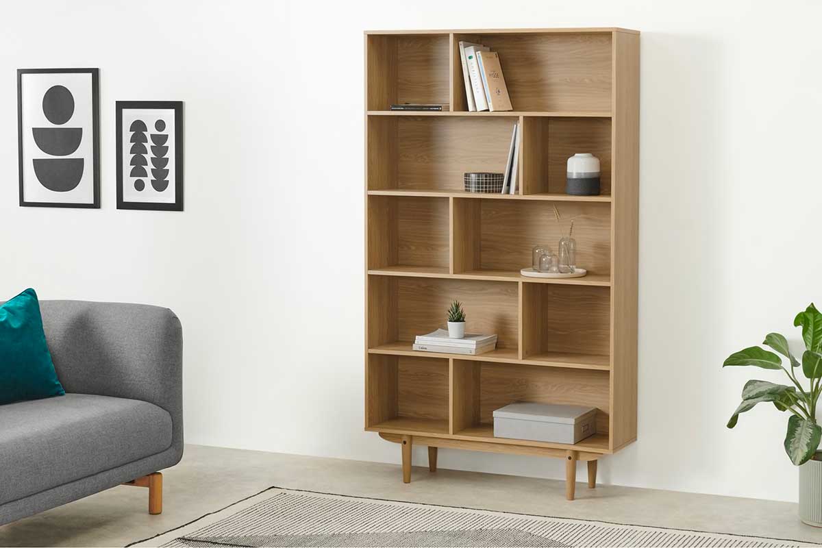 Modèle Bibliothèque En Bois Pour Salon