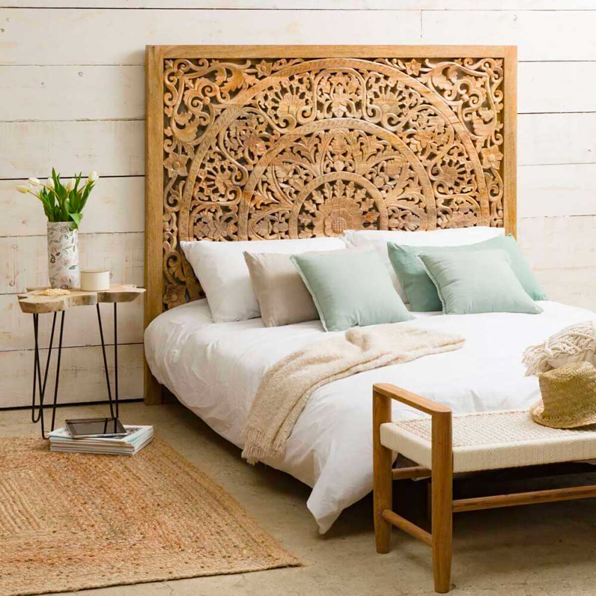 Tête de lit en bois 22 idées déco pour la chambre