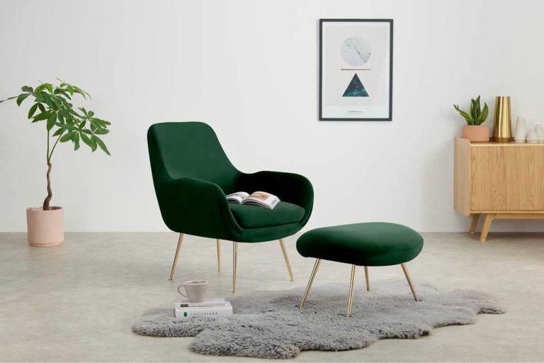 Lot De 2 Fauteuils De Salon + 2 Repose-pieds Assortis - Beige, Pivotants, Relaxation - Occasion