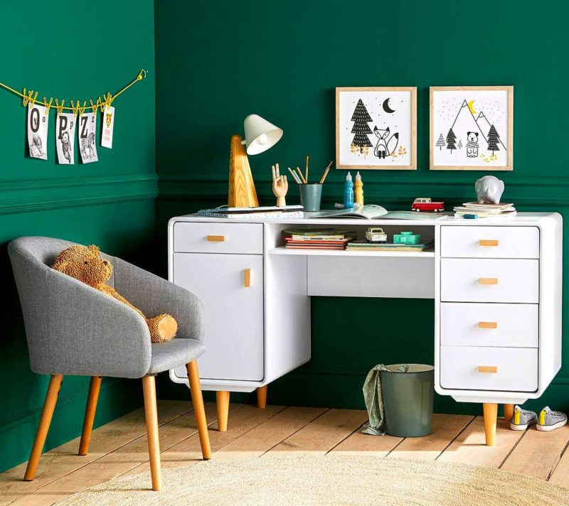 Bureau ado : idées de modèles déco avec rangements - Côté Maison