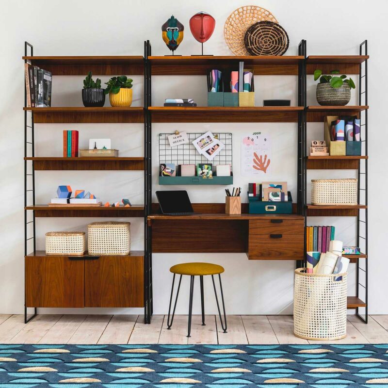 Black friday mobilier deco la redoute bureau bibliotheque