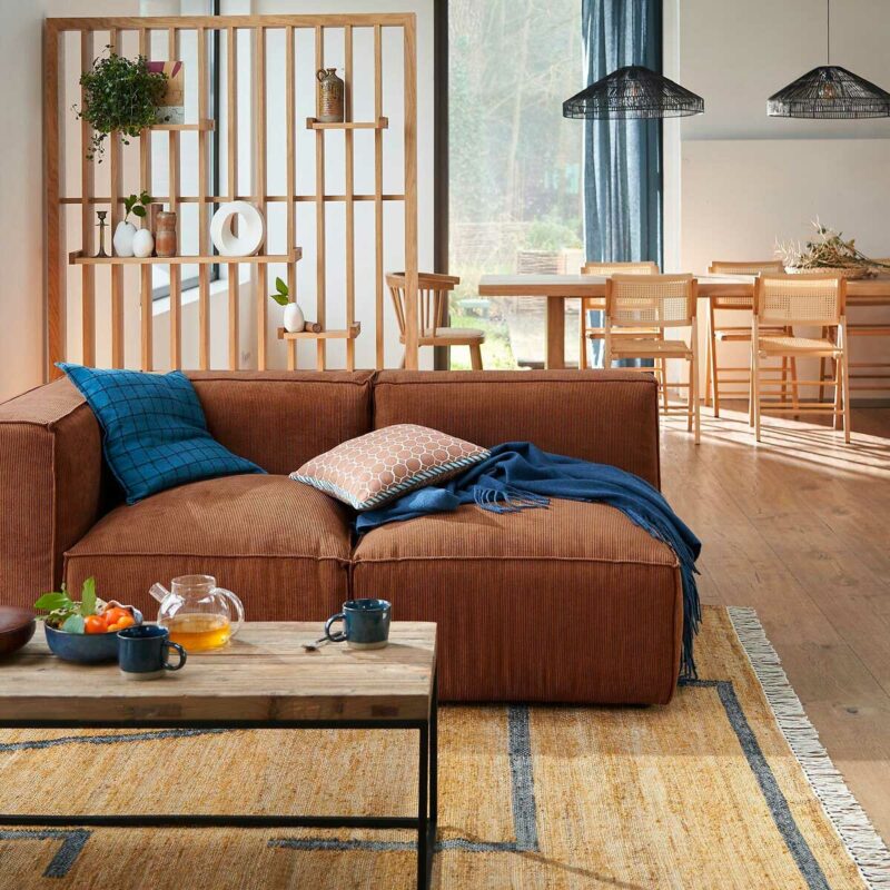 Black friday mobilier deco la redoute canape modulable en velours