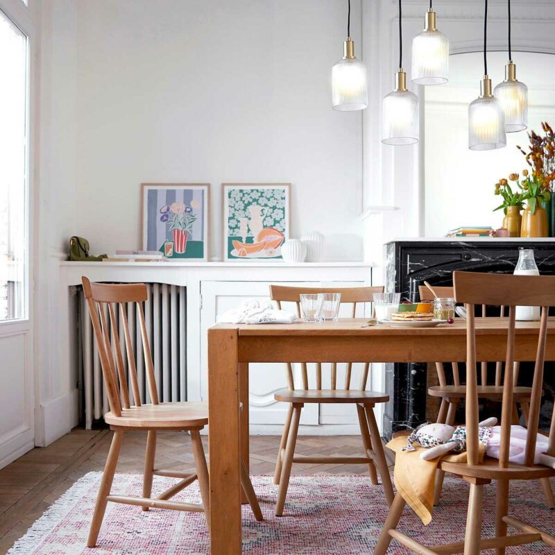 Black friday mobilier deco la redoute table extensible en bois