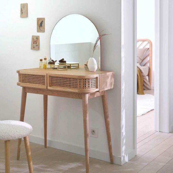 Meuble Miniature Coiffeuse En Chêne Clair échelle 1:12 - Style Victorien - Marque Melody Jane - Neuf